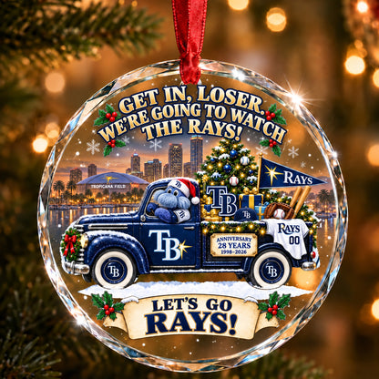 Baseball team Style 27 Glass Ornament mockup | 5To9Vibe