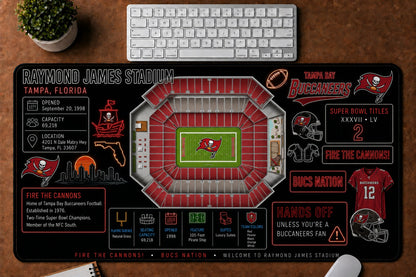 All Football Stadium Infographic Desk Mat Mouse Pad Plus Size Trending - 5to9vibe