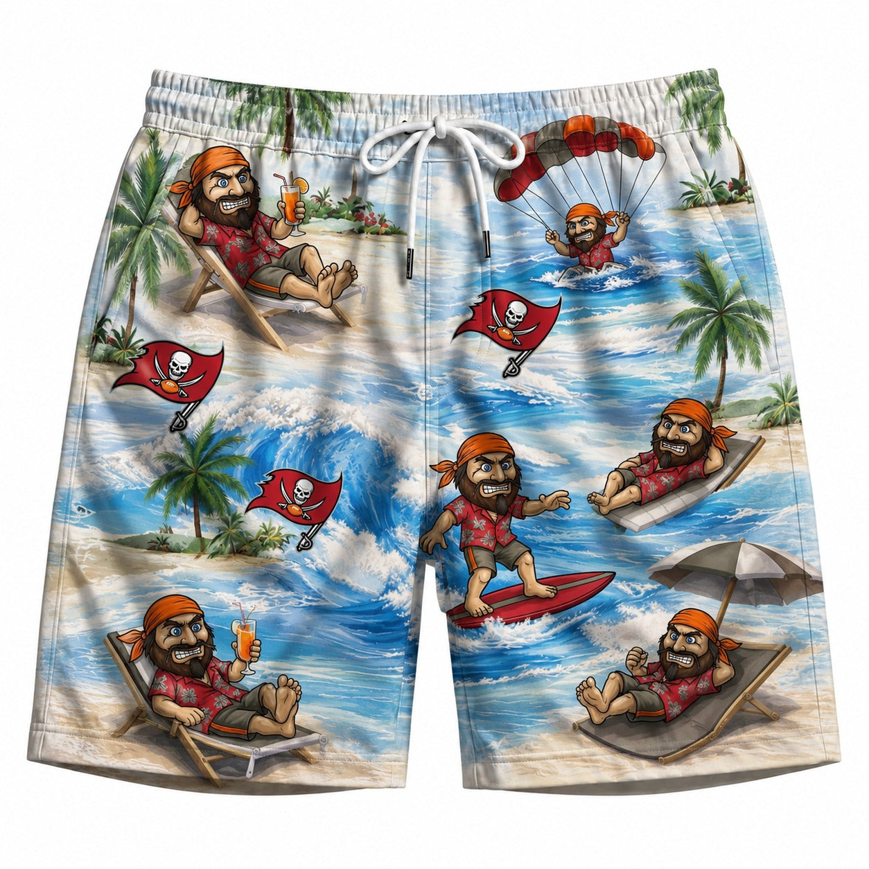 All Football Teams Mascot Beach Viber Unisex Hawaiian Shirt For Men & Women