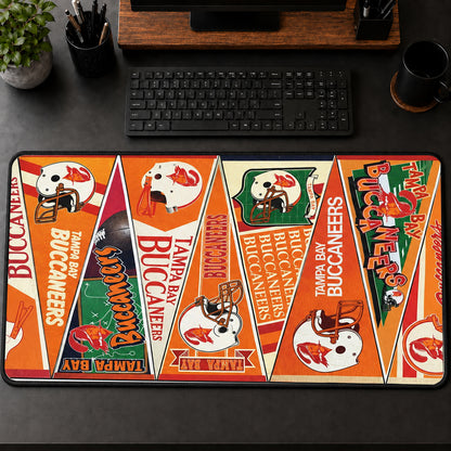 All Football Teams Vintage Anniversary For Fans Desk Mat Mouse Pad Trending - 5to9vibe