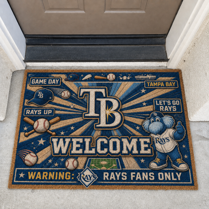 Baseball All Teams Welcome Coir Doormat Print Premium Welcome Mat – Personalized Baseball Coir Doormat