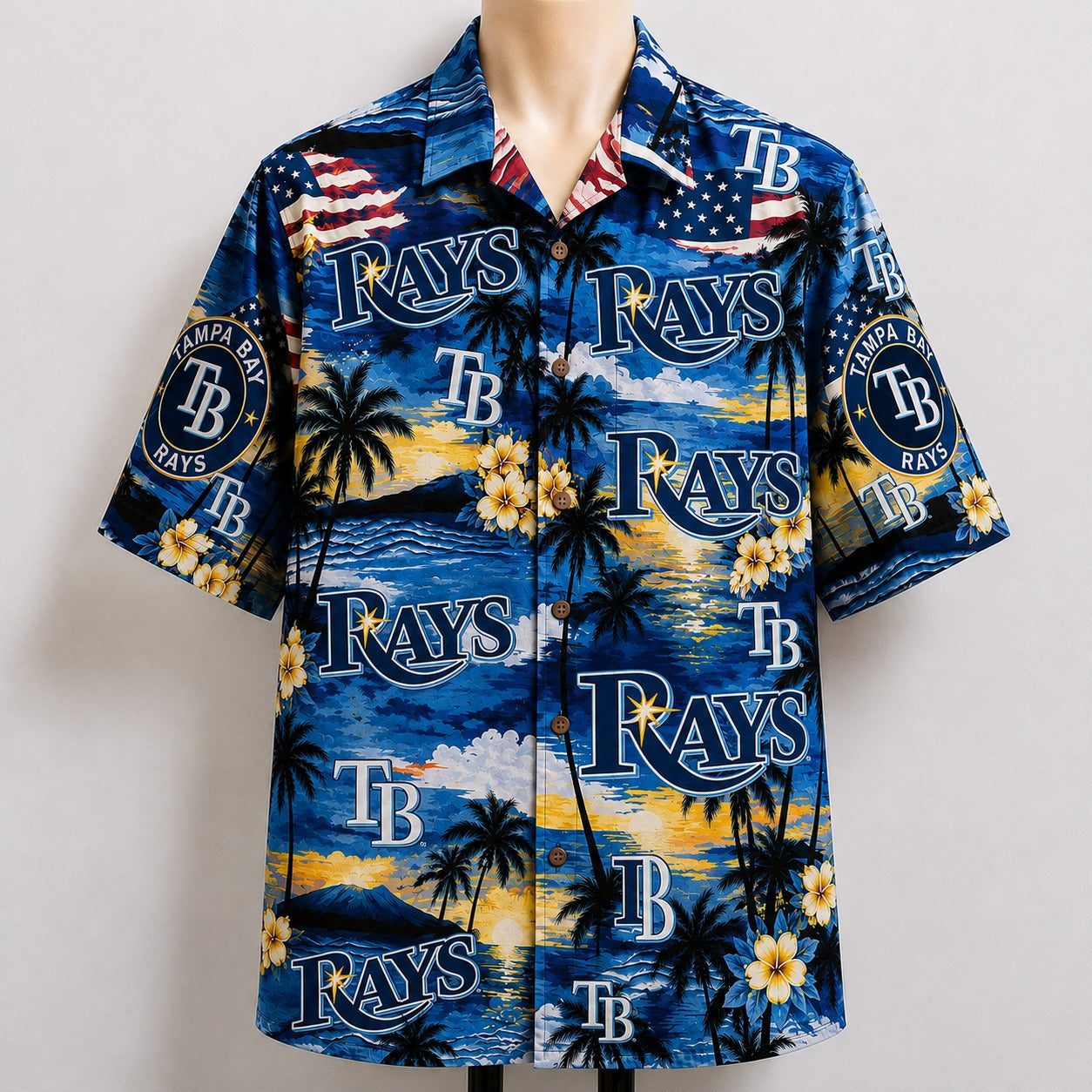 All Baseball Teams Sunset Paradise Button-Up Unisex Hawaiian Shirt For Men and Women