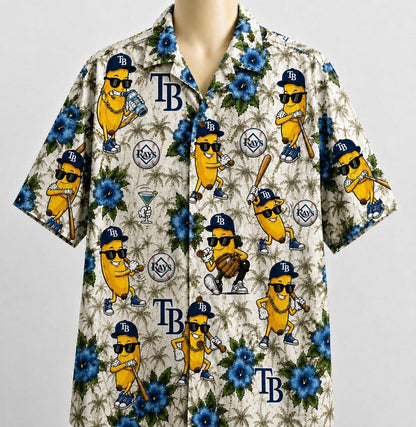 All Baseball Teams banana Hibiscus Flower Beach Vibe Aloha Premium Unisex Hawaiian Shirt For Men and Women