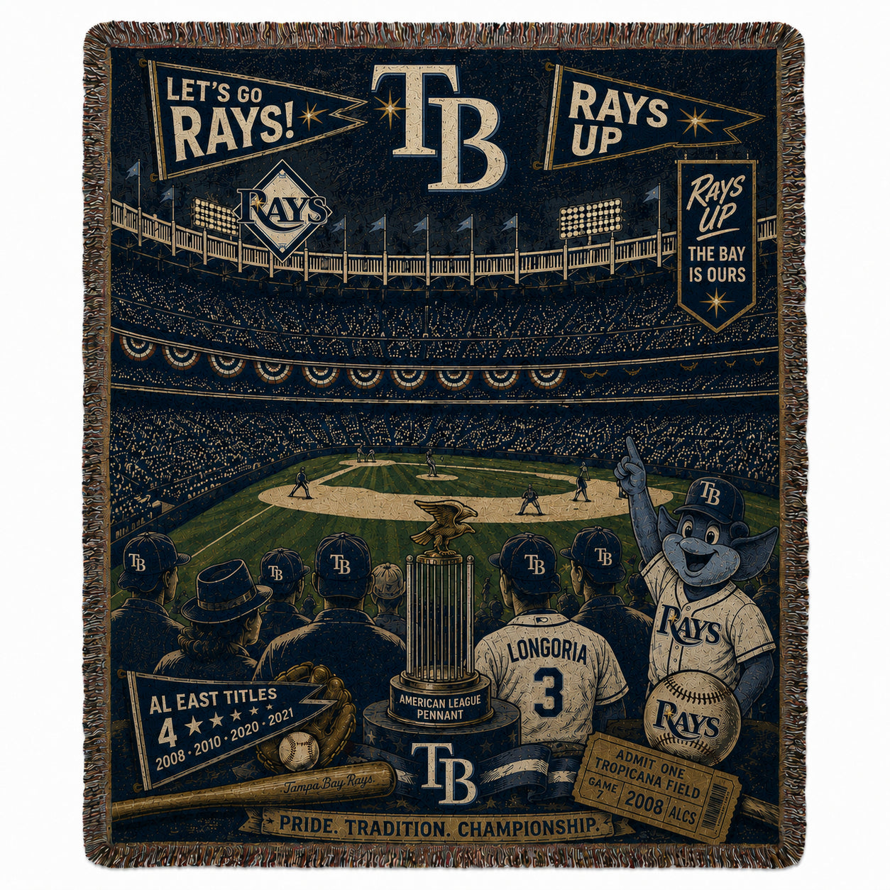 Alfombra personalizada de bienvenida premium de equipo de la MLB – Felpudo de béisbol personalizado