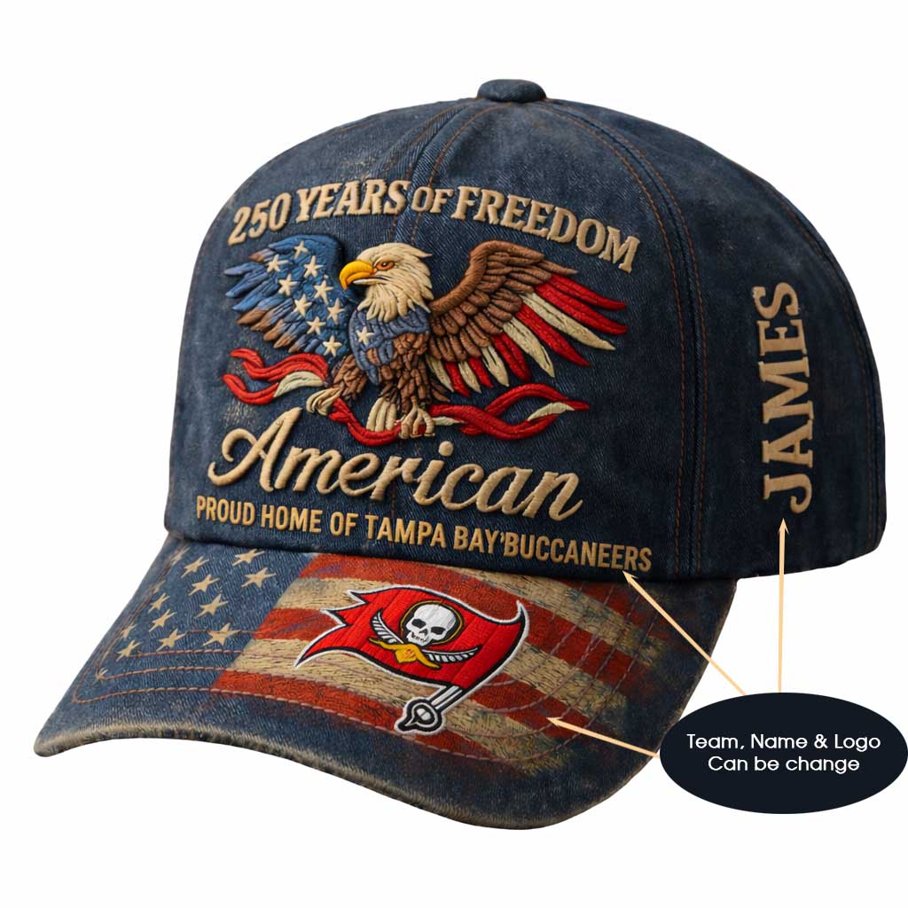 250th Anniversary USA Hat Vintage Eagle 250 Year American Anniversary Patriotic Unisex Baseball Cap