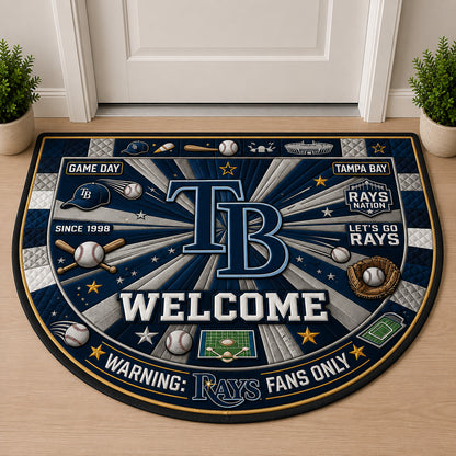 Alfombra personalizada de bienvenida premium de equipo de la MLB – Felpudo de béisbol personalizado