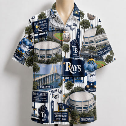 All Baseball Teams Iconic 2 Moments Aloha Shirt for Baseball Fans Button-Up Unisex Hawaiian Shirt For Men and Women