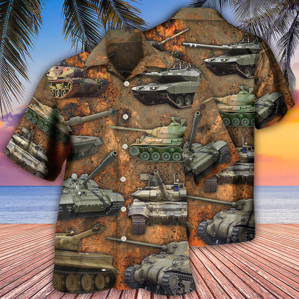 Tank Dusty Retro Vibe - Hawaiian Shirt 