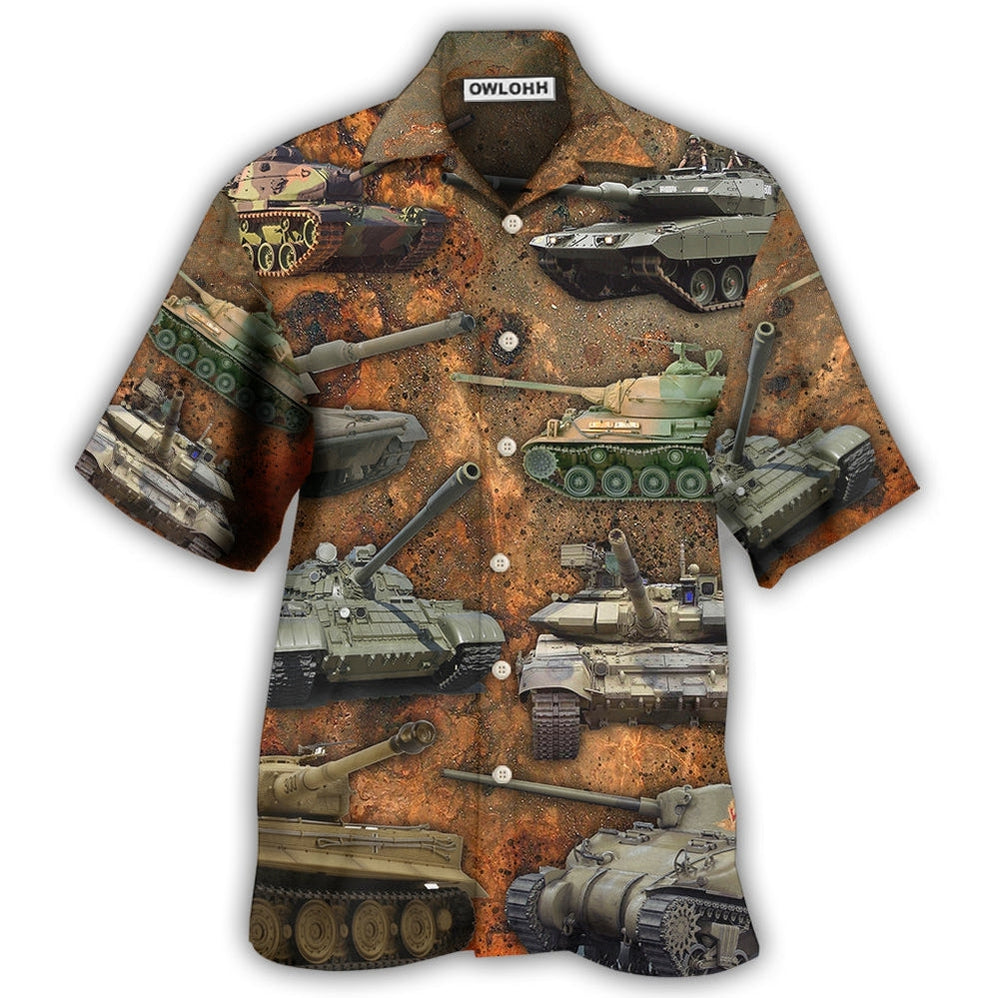 Tank Dusty Retro Vibe - Hawaiian Shirt 