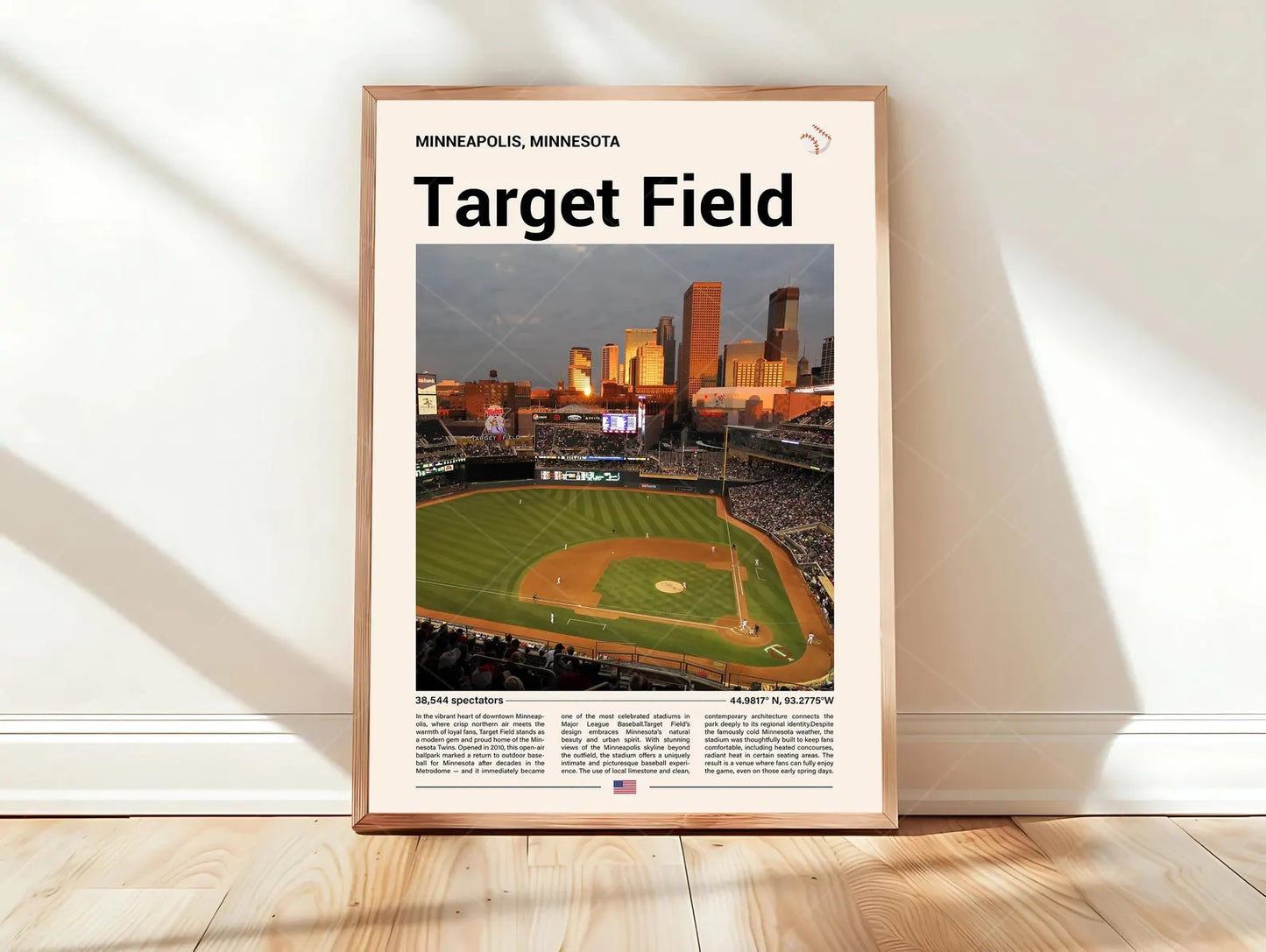 Baseball Stadium Major League Vintage - Vertical Poster - 5to9vibe