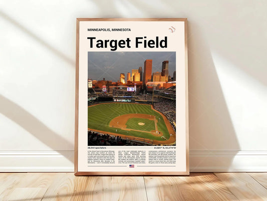 Baseball Stadium Major League Vintage No Frame - Vertical Poster - 5to9vibe