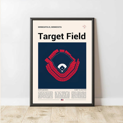 Baseball Stadium Seating Diagram - Vertical Poster - 5to9vibe