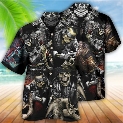 Tattoo Skull Cool - Hawaiian Shirt 