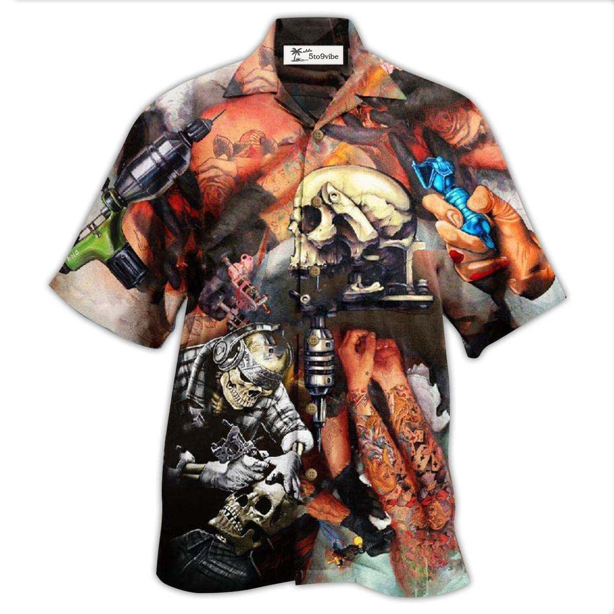 Hawaiian Shirt / Adults / S Tattoo Im The Tattoo Artist You Wish You Went To - Hawaiian Shirt 