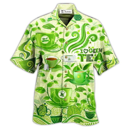 Hawaiian Shirt / Adults / S Tea Love Green Tea - Hawaiian Shirt 