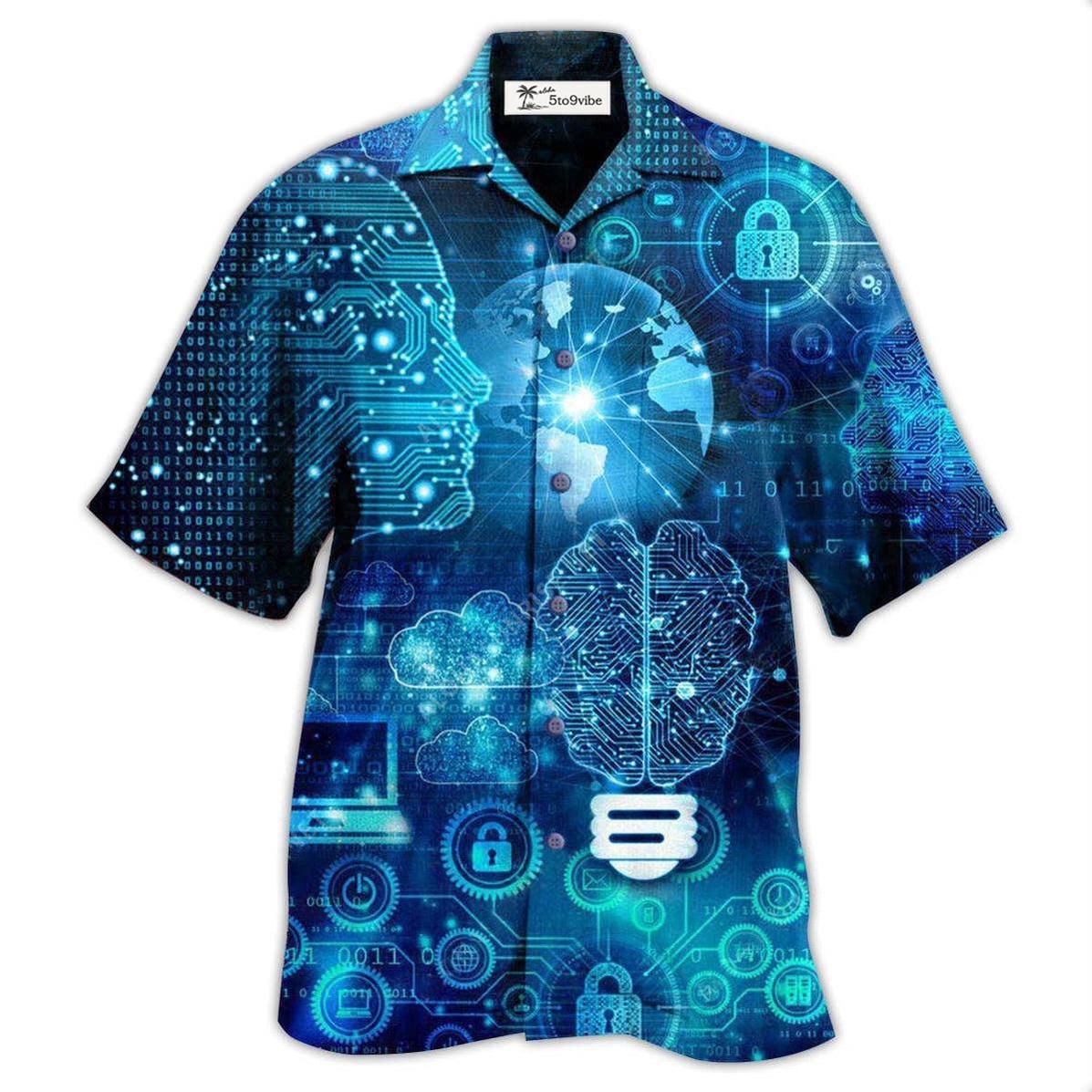 Hawaiian Shirt / Adults / S Technology Life Is Better With Information Technology - Hawaiian Shirt 