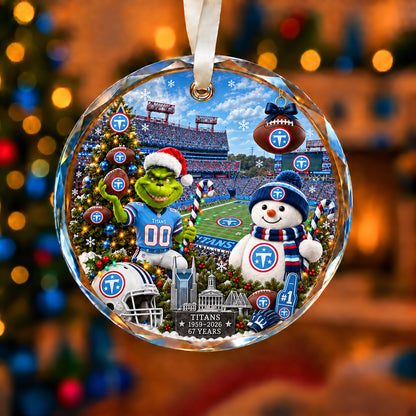 All Football Teams Christmas Vibe Snow Glass Ornament With Gift Box Trending - 5to9vibe
