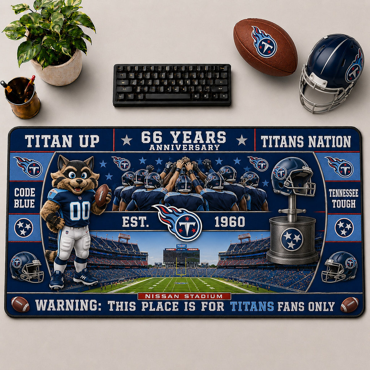All Football Anniversary For Fans Desk Mat Mouse Pad Plus Size Trending - 5to9vibe