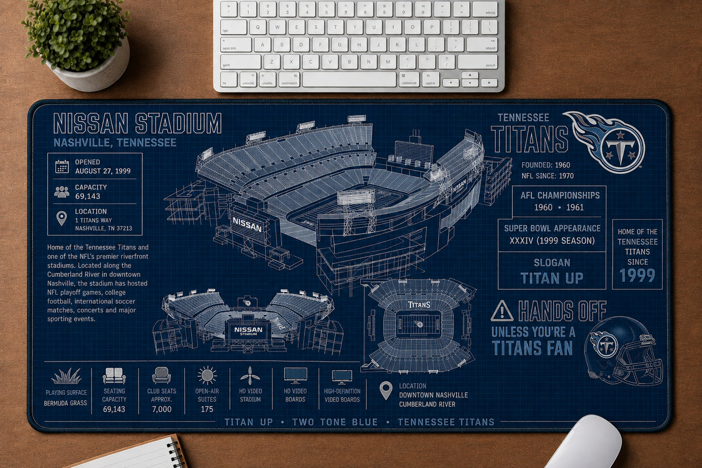 All Football Stadium BluePrint Desk Mat Mouse Pad Plus Size Trending - 5to9vibe