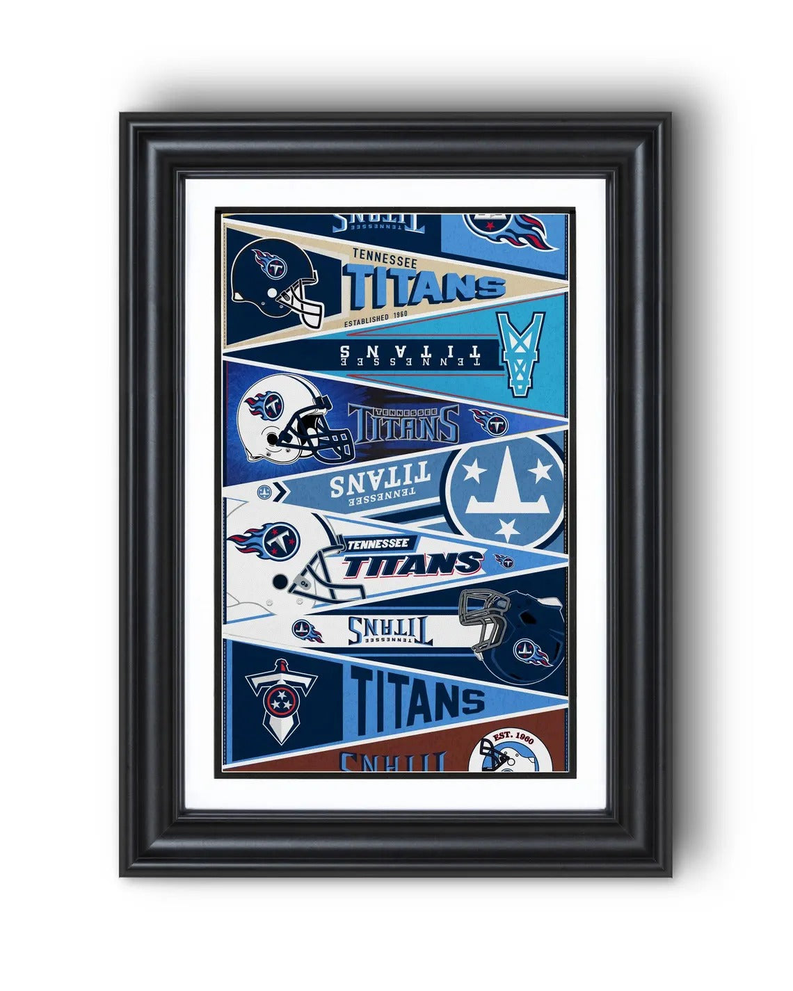 All Football Teams Vintage Anniversary For Fans No Frame Vertical Poster - 5to9vibe
