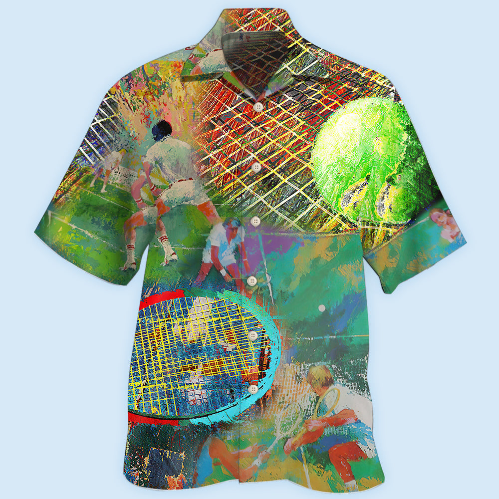 Tennis Colorful Art Style - Hawaiian Shirt 