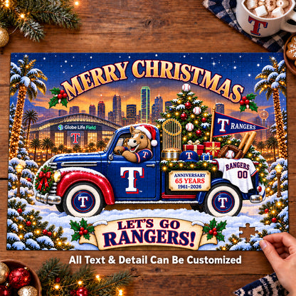 Baseball team Style 28 Jigsaw Puzzle mockup | 5To9Vibe