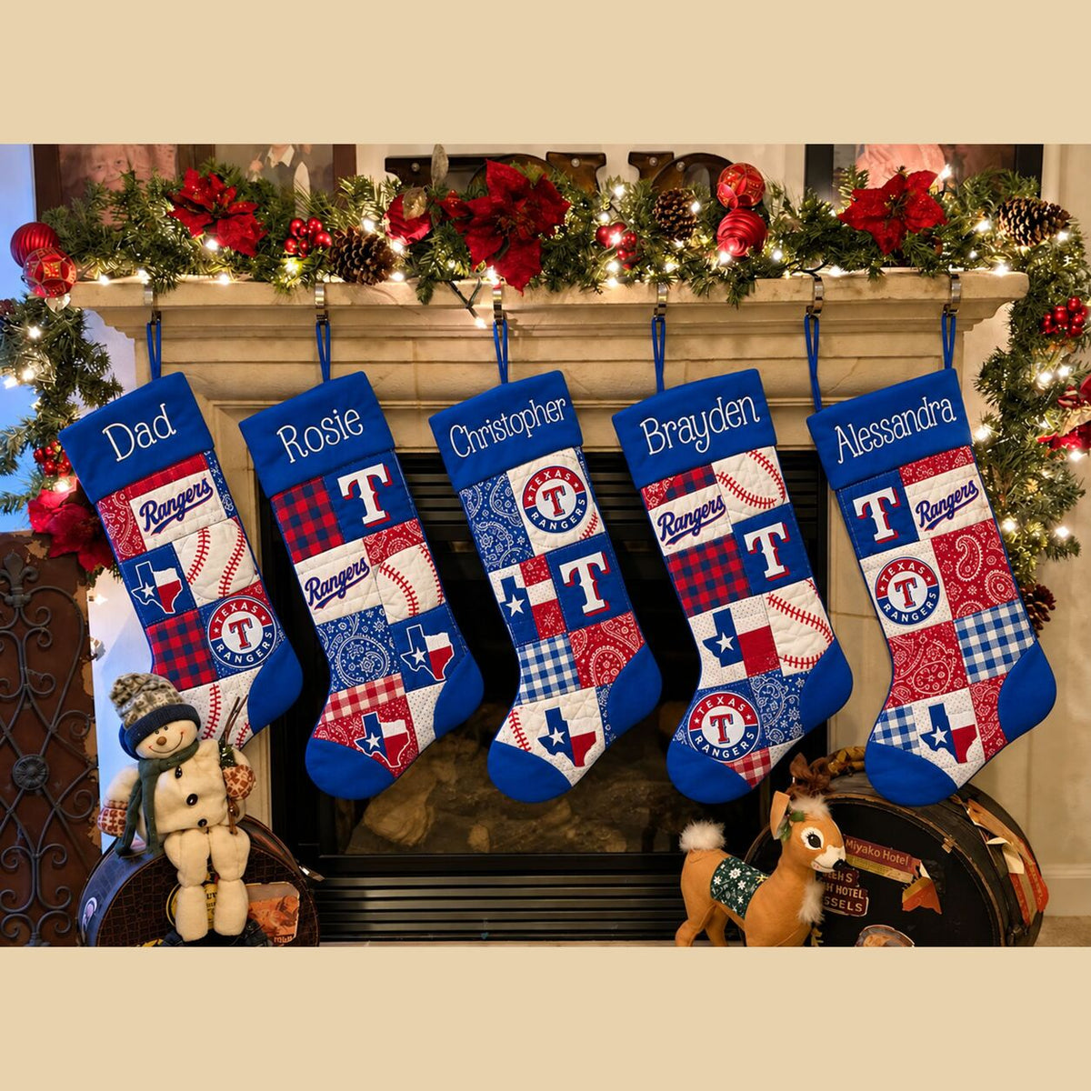 Alfombra personalizada de bienvenida premium de equipo de la MLB – Felpudo de béisbol personalizado