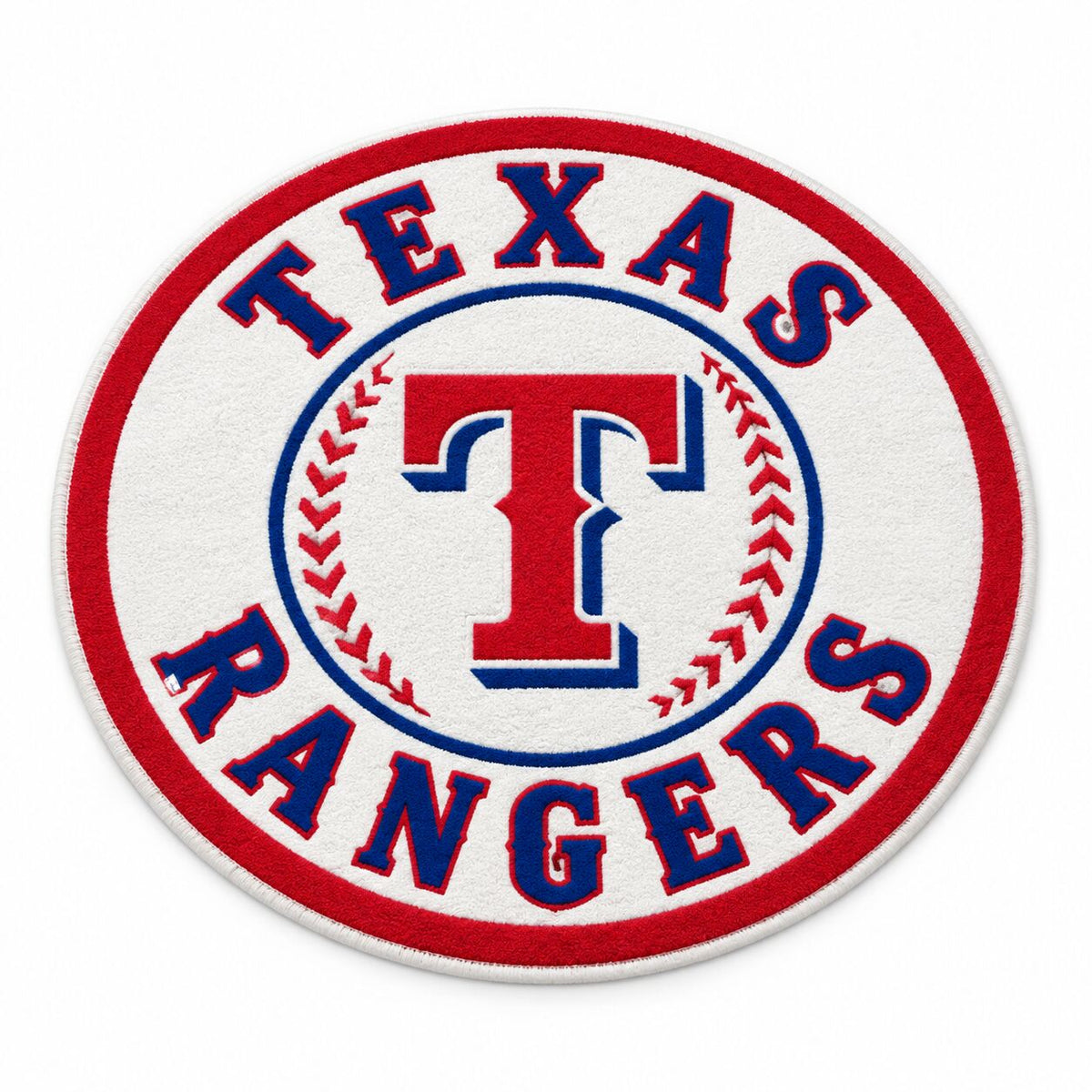 All Baseball Teams Round Logo Baseball Fan Custom Quilted Print Premium Welcome Mat Washable Black Border – Personalized Baseball Doormat