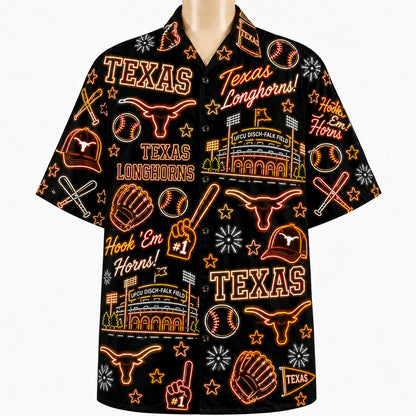 All College Basketball Teams Neon Viber Unisex Hawaiian Shirt For Men & Women