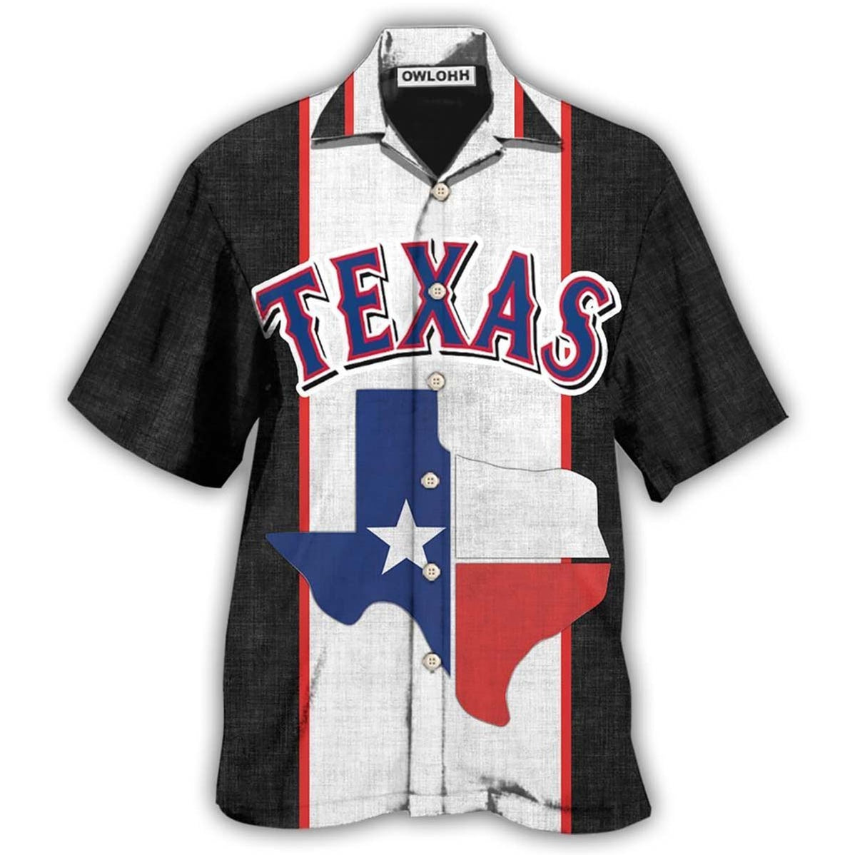 Hawaiian Shirt / Adults / S Texas Peace Love Life Style - Hawaiian Shirt 