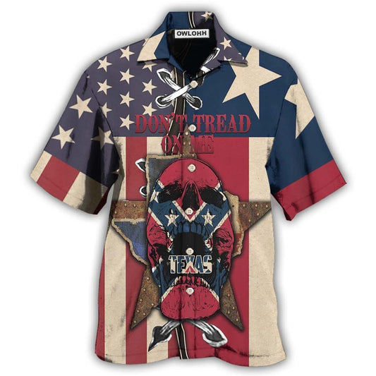 Hawaiian Shirt / Adults / S Texas Peace Life Skull Style - Hawaiian Shirt 