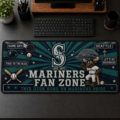 All Baseball Fan Zone Desk Mat For Baseball Fans Gift Mouse Pad Plus Size - 5to9vibe