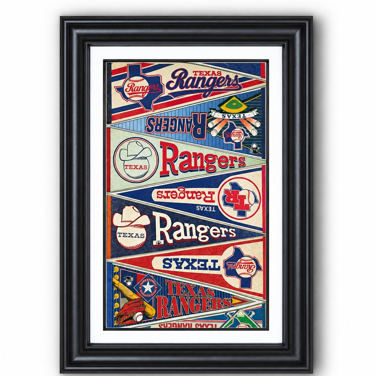 All Baseball Teams Vintage Anniversary For Baseball Fans Poster No Frame - Vertical Poster - 5to9vibe