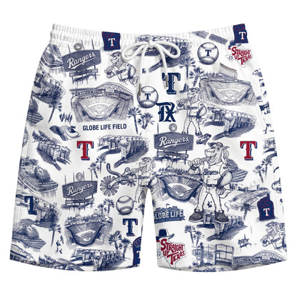 LAD Baseball Stadium SGA Blue Vibe Unisex Hawaiian Shirt