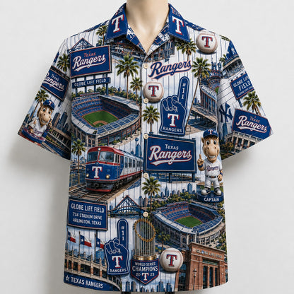All Baseball Teams Iconic Moments Aloha Shirt for Baseball Fans Button Up Unisex Hawaiian Shirt For Men and Women