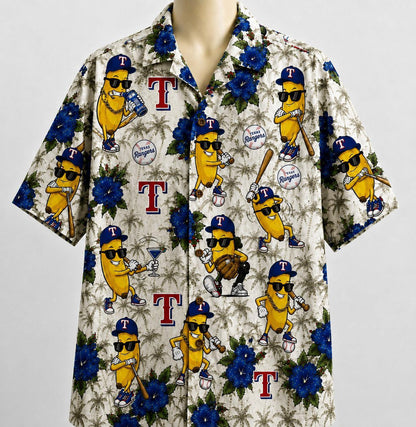 All Baseball Teams banana Hibiscus Flower Beach Vibe Aloha Premium Unisex Hawaiian Shirt For Men and Women