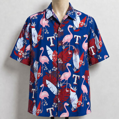 All Baseball Teams Flamingo Hawaiian Shirt | Tropical Baseball Button Up Unisex Hawaiian Shirt For Men and Women