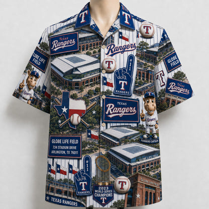 All Baseball Teams Iconic 2 Moments Aloha Shirt for Baseball Fans Button-Up Unisex Hawaiian Shirt For Men and Women