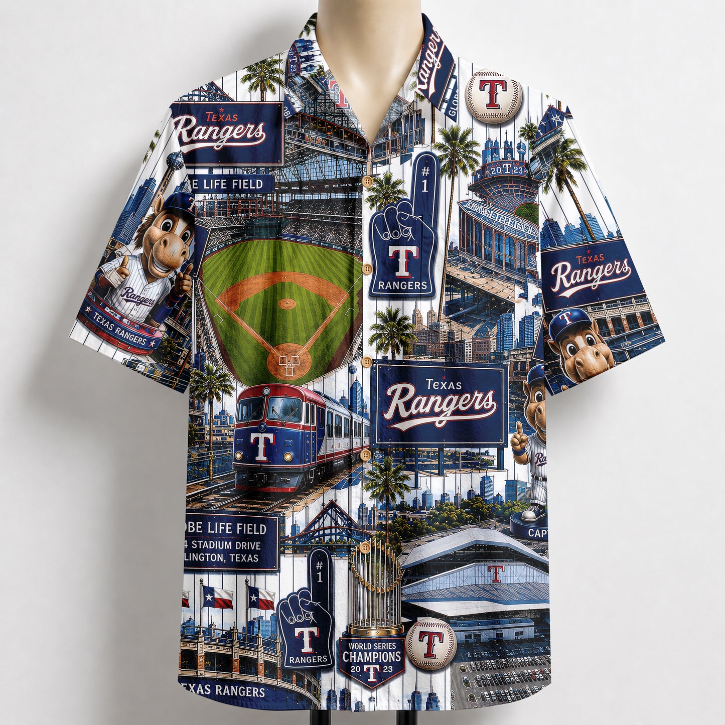 All Baseball Teams Iconic Moments Aloha Shirt for Baseball Fans Button-Up Unisex Hawaiian Shirt For Men and Women