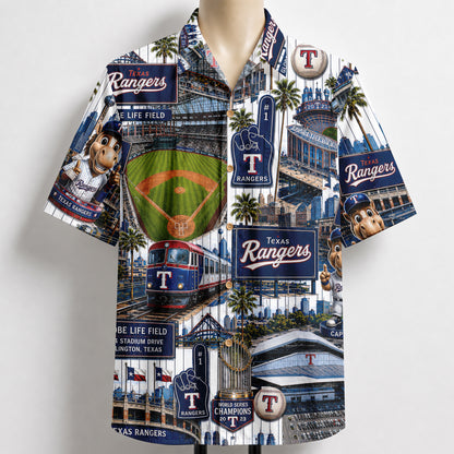 All Baseball Teams Iconic Moments Aloha Shirt for Baseball Fans Button-Up Unisex Hawaiian Shirt For Men and Women