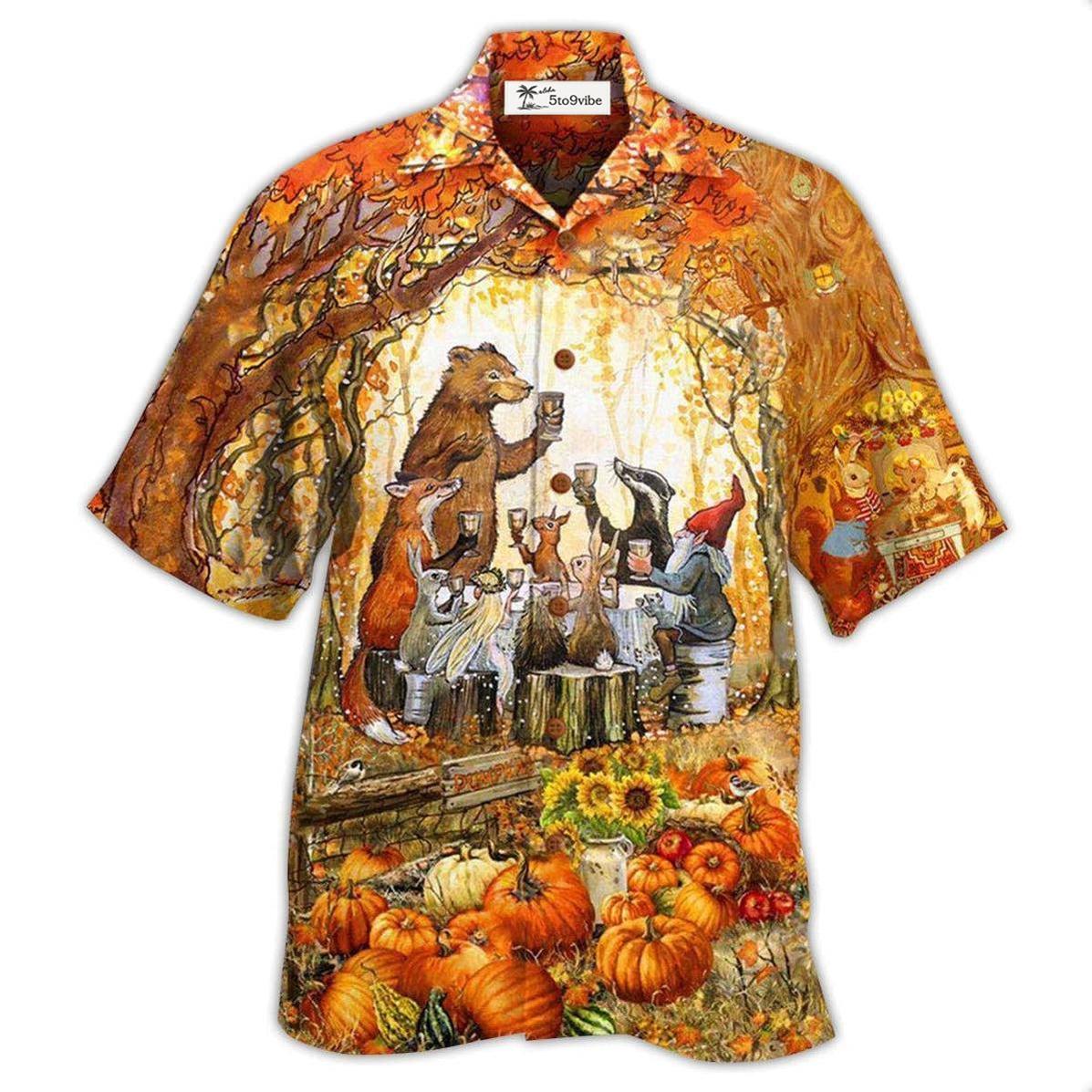 Hawaiian Shirt / Adults / S Thanksgiving Grateful Thankful And Blessed - Hawaiian Shirt 