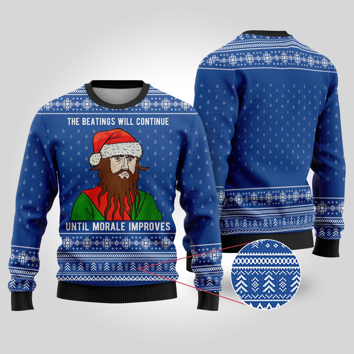The Beatings Blackbeard Royal Funny Ugly Christmas Sweater - Funny Ugly Christmas Sweater