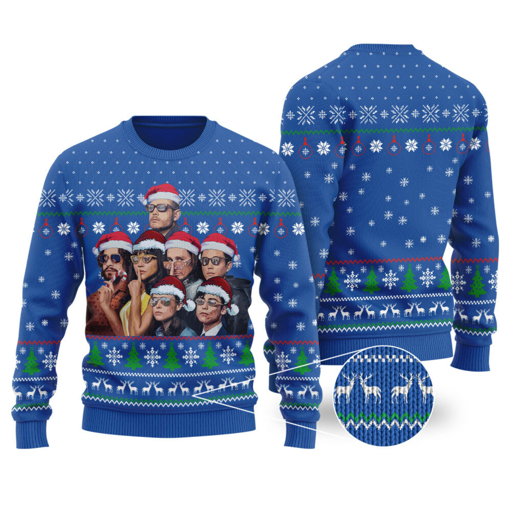 The Umbrella Academy Funny Ugly Christmas Sweater Royal