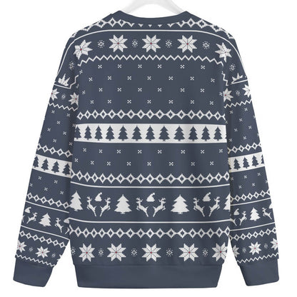 The Vegans Eat My Nose Snowman Men's Big And Tall Christmas Sweater