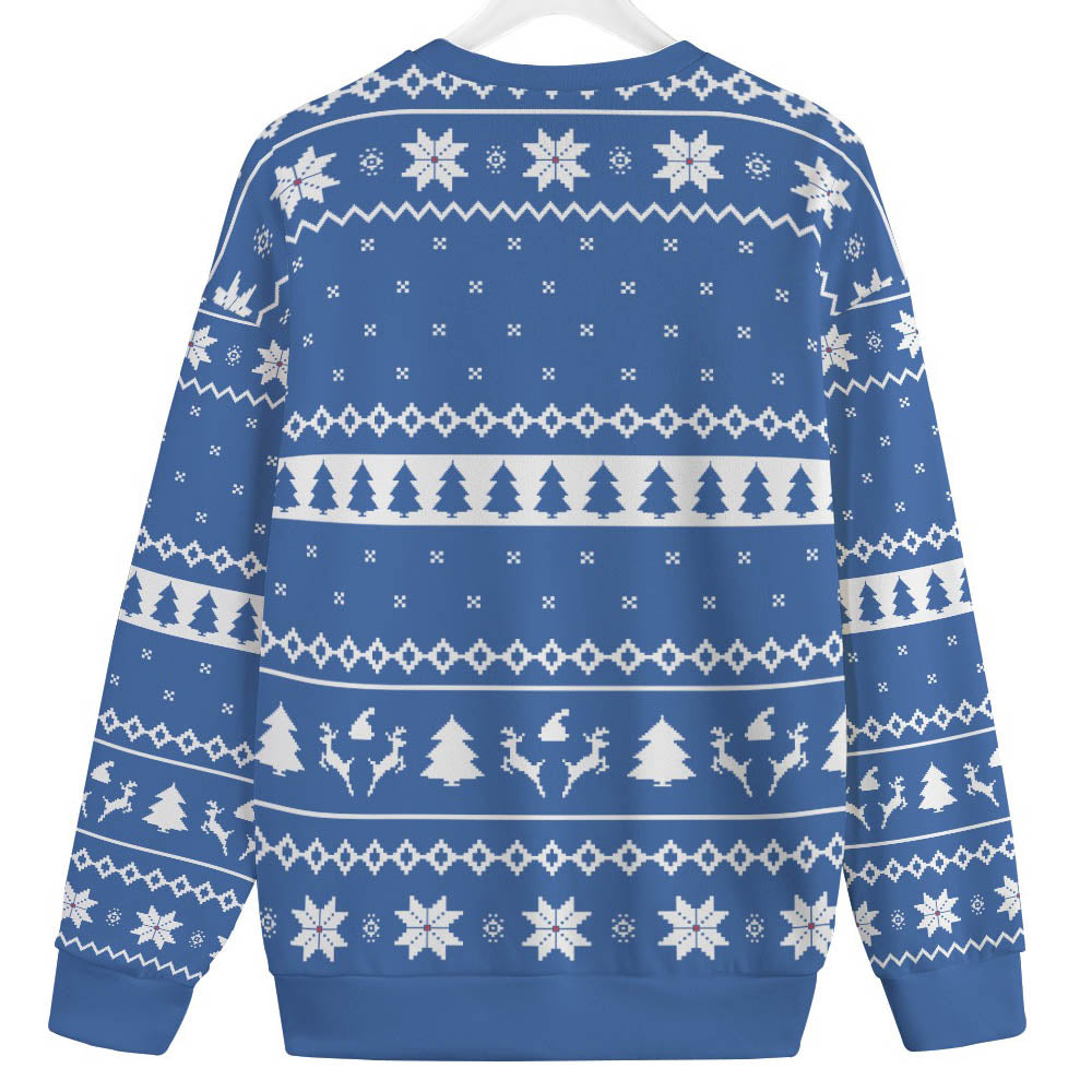 The Vegans Eat My Nose Snowman Men's Big And Tall Christmas Sweater