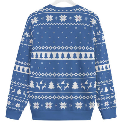 The Vegans Eat My Nose Snowman Men's Big And Tall Christmas Sweater