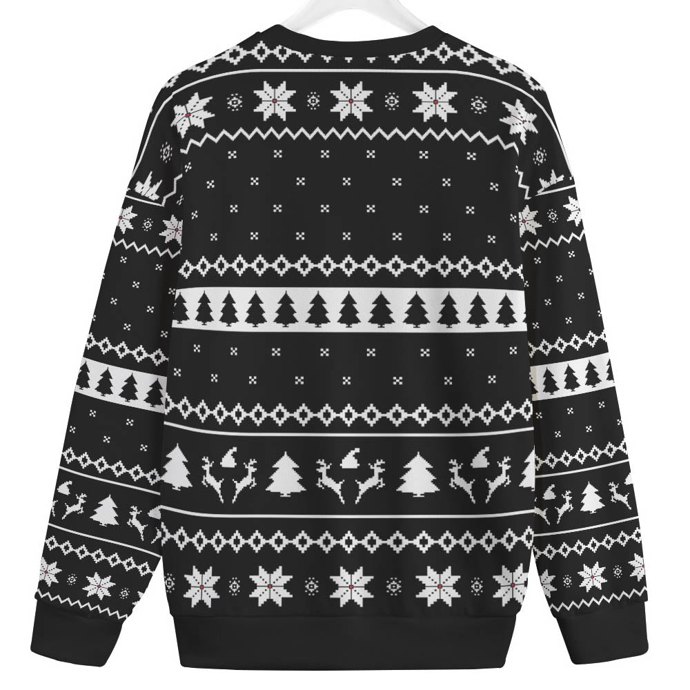 The Vegans Eat My Nose Snowman Men's Big And Tall Christmas Sweater