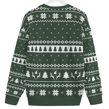 The Vegans Eat My Nose Snowman Men's Big And Tall Christmas Sweater