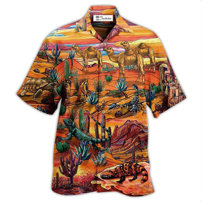 Hawaiian Shirt / Adults / S Desert Where Life Begins - Hawaiian Shirt 