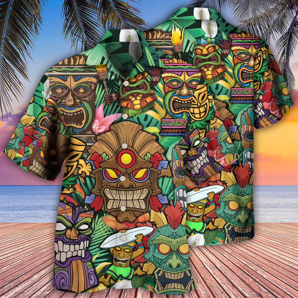 Tiki With Tropical Style - Hawaiian Shirt 